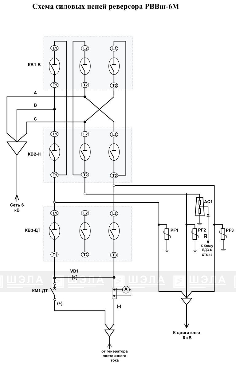 Силовая схема чс2т